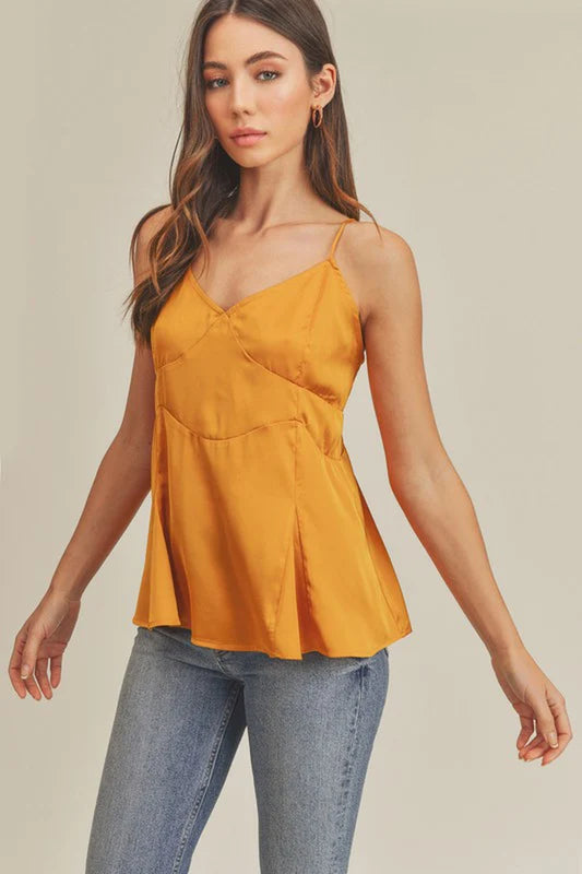 Aemi + Co Tie Back V-Neck Cami